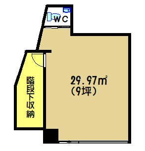 相原WESTビル 1階店舗号室 間取り