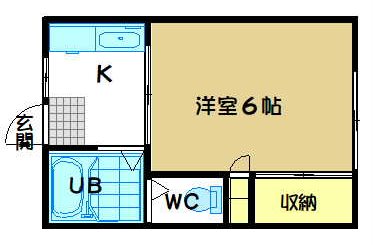 ハイツ小池　No.1 105号室 間取り