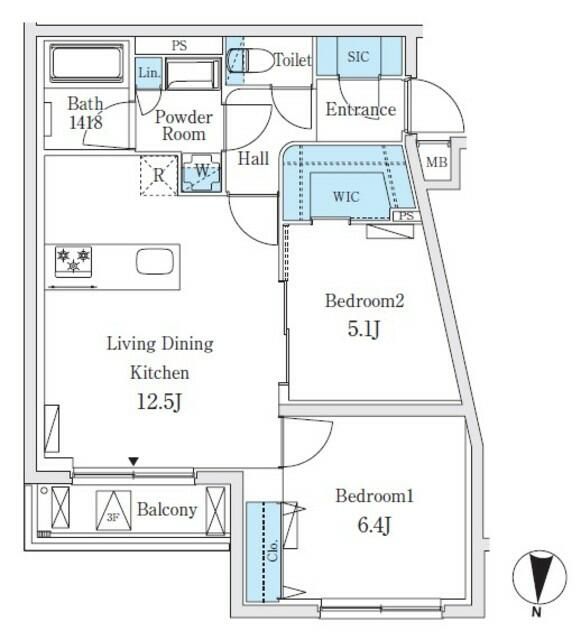 ＳＯＬＡＳＩＡｒｅｓｉｄｅｎｃｅ亀戸 間取り