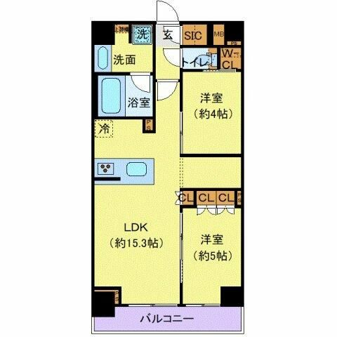 プレール・ドゥーク大島 間取り