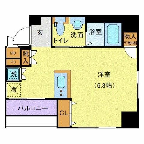 ガリシア日本橋水天宮Ⅱ 間取り