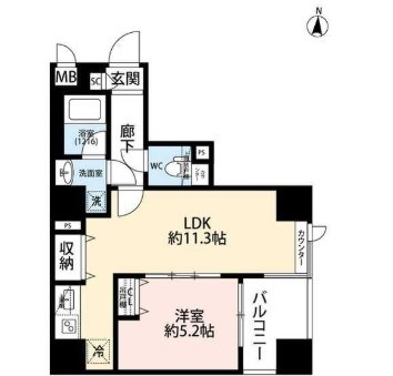 プレール・ドゥーク両国Ⅲ 間取り