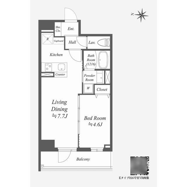 Ａｌｐｈａ　Ｐｒｉｍｅ東陽町 間取り