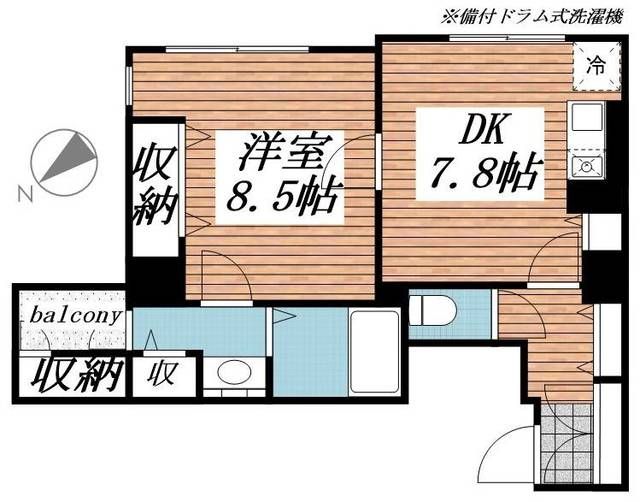 メゾン・ド・ヴィレ日本橋茅場町 間取り