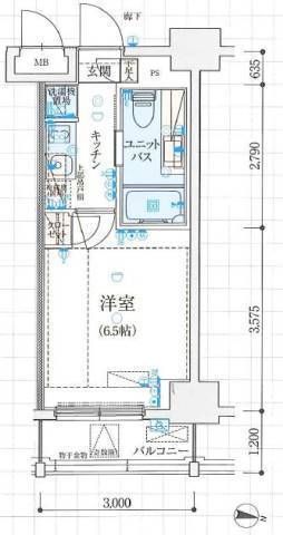 リヴシティ大島イースト 間取り