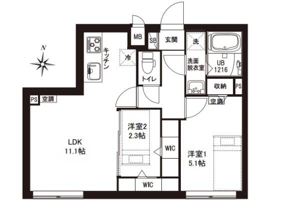 レピュア東大島駅前レジデンス 間取り