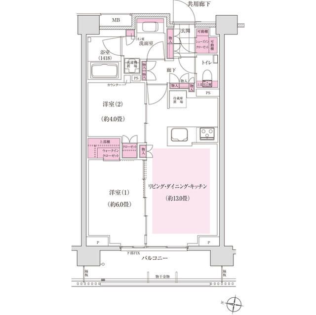 ディームス東陽町 間取り