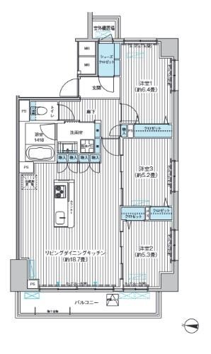 関寅ビル第１０ 間取り
