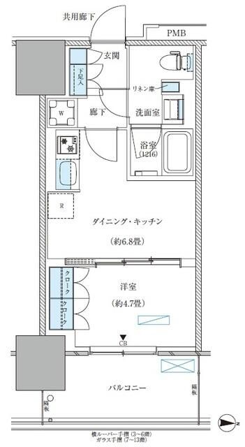 パークアクシス西大島コンフォートスクエア 間取り