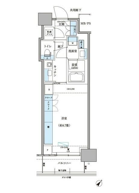 パークアクシス豊洲キャナル 間取り