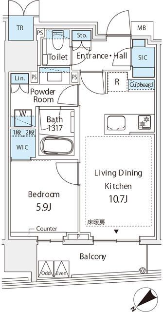 ミレアコート銀座プレミア 間取り