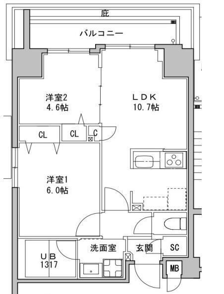 Ｓ－ＲＥＳＩＤＥＮＣＥ押上Ｃｌａｉｒ 間取り