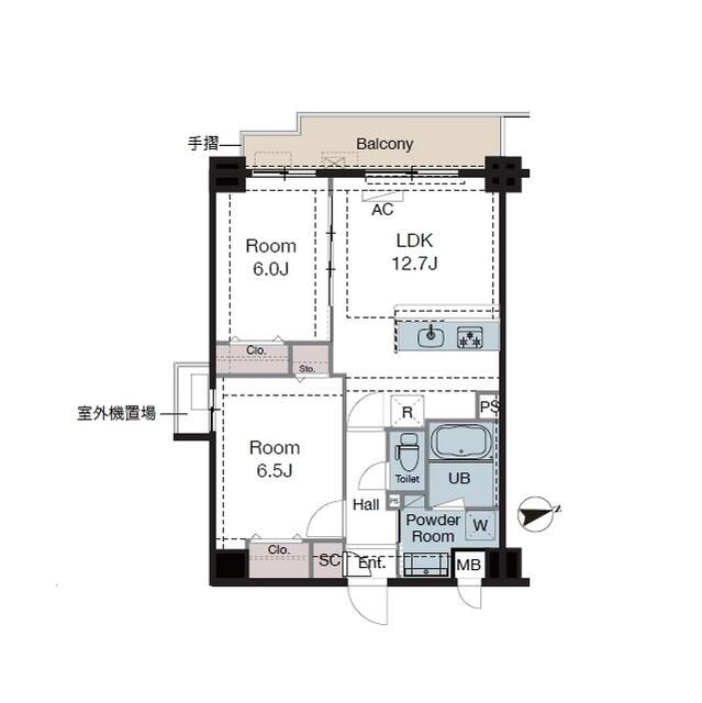 ラグゼナ東陽町 間取り
