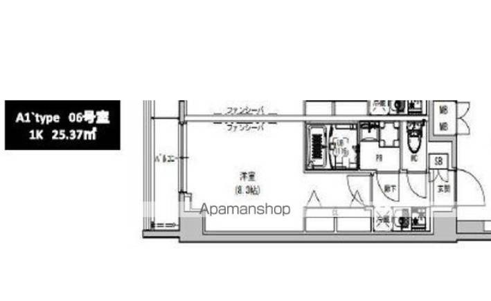 S-RESIDENCE本所吾妻橋 間取り