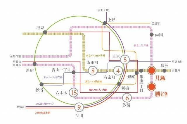 プラウドフラット月島アベニュー 間取り