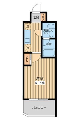 プロスペクト門前仲町 間取り