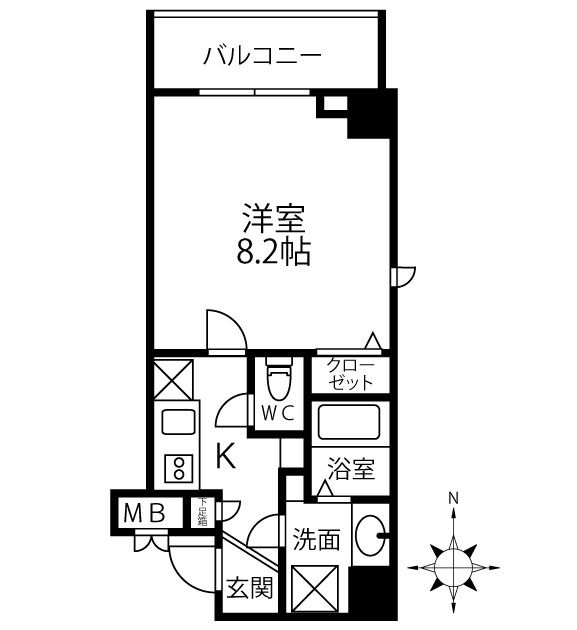 パークフロント常盤 間取り