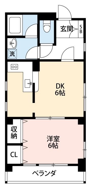 アブレスト浜町 間取り