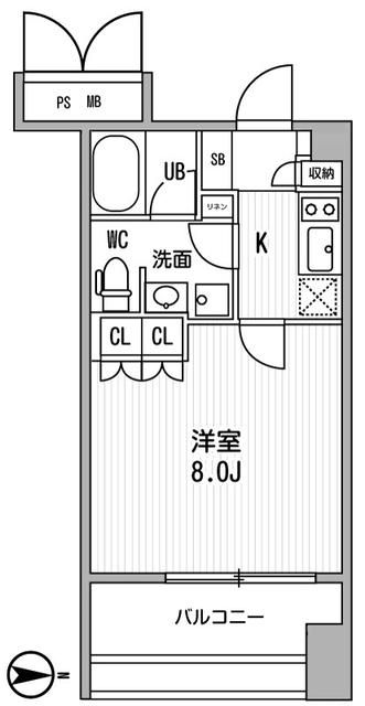 サンフル押上Ⅰ 間取り