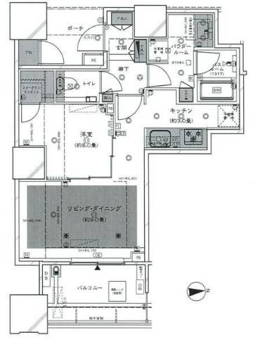 Deux Tours Canal ＆ Spa 間取り