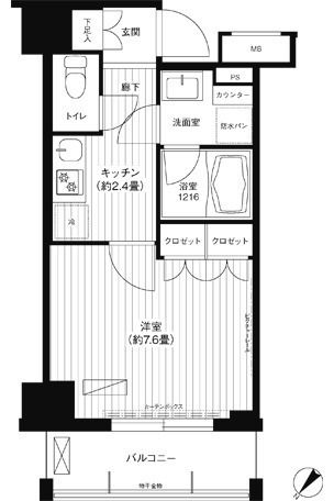 コスモグラン勝どき 間取り