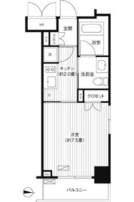 グランハイツ錦糸町 間取り
