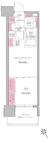 レジディア門前仲町プレイス レインズ用チラシ画像