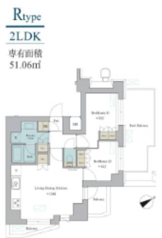 Brillia ist 門前仲町 間取り