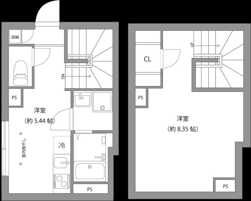 Monsoleil水天宮 間取り