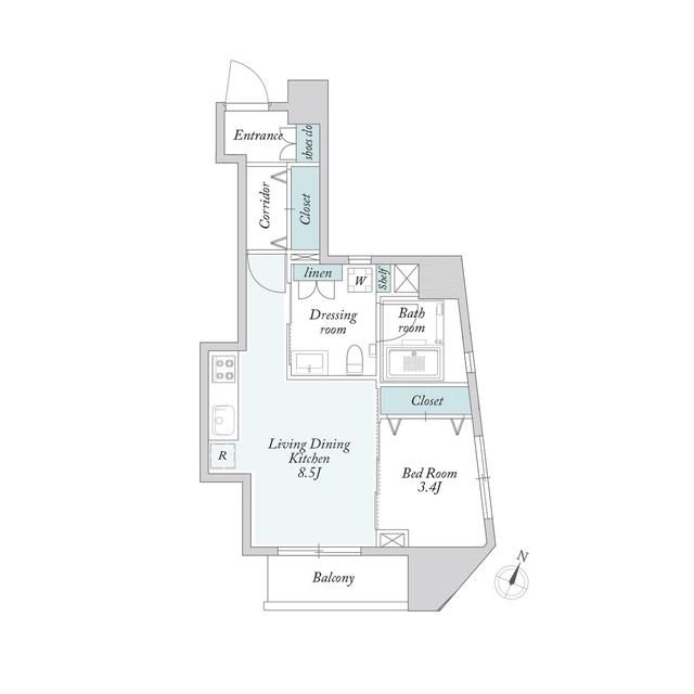 グランカーサ門前仲町 間取り