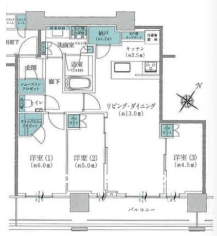 ブリリアザタワー東京八重洲アベニュー 間取り