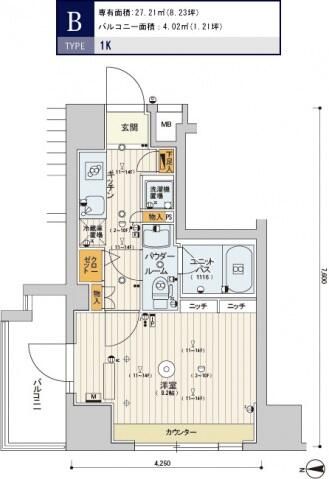 スカイコート江東住吉 間取り