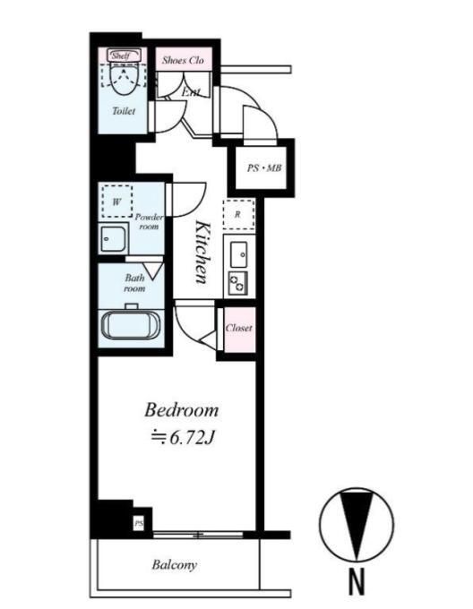 Rising place 両国三番館 間取り