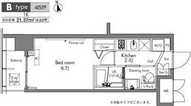 プラウドフラット隅田リバーサイド 間取り