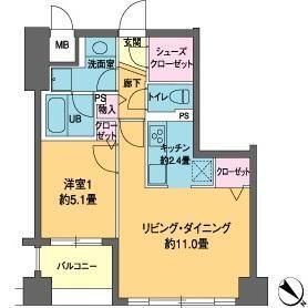 カスタリア茅場町 間取り