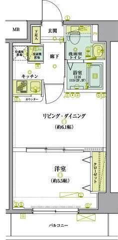 リヴシティ錦糸町弐番館 間取り