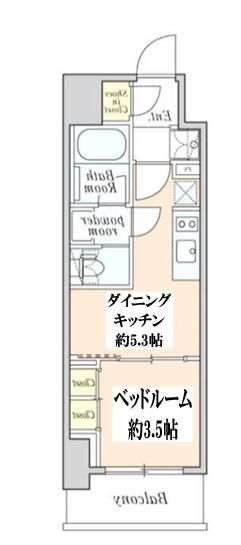 クレストコート本所吾妻橋 間取り