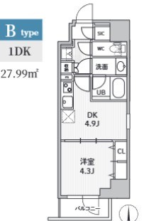 S-RESIDENCE住吉aquacht 間取り