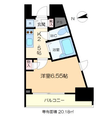 プレスタイル門前仲町 間取り