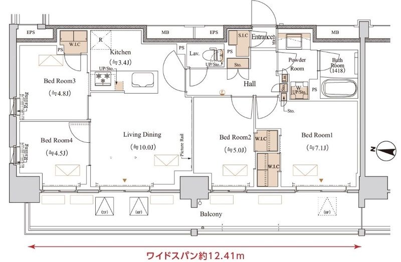 ブランシエスタ木場 間取り