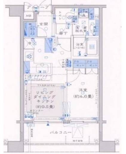 ファミール日本橋浜町グランスイート 間取り