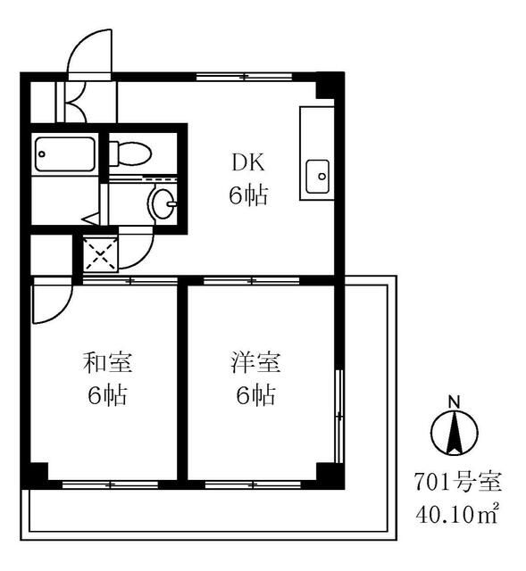 パークヒルズ越前屋 間取り