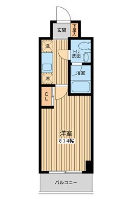 プロスペクト門前仲町 間取り