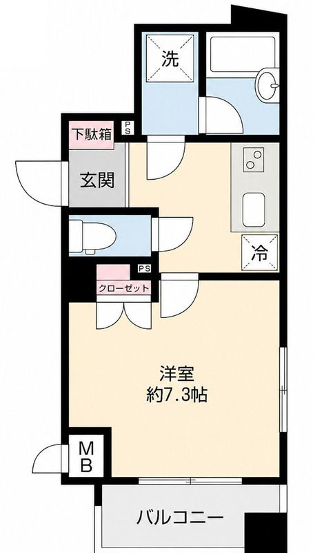 エクセレント三越前 間取り