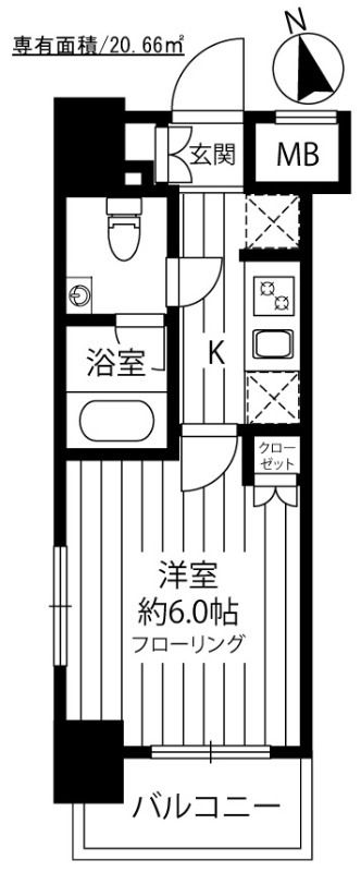 グラントゥルース門前仲町 間取り