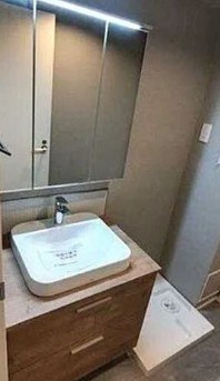 レジディア築地 洗面所