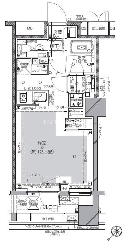 ピアース銀座レジデンス 間取り