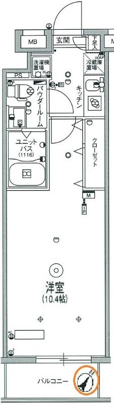 スカイコートパレス押上Ⅲ 間取り