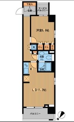 プライムアーバン日本橋横山町 間取り