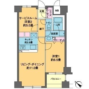 カスタリア茅場町 間取り